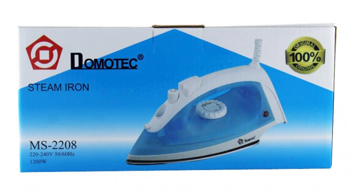 Утюг паровой тефлоновый Domotec MS-2208 с функцией самоочистки 1200 Вт - изображение 2