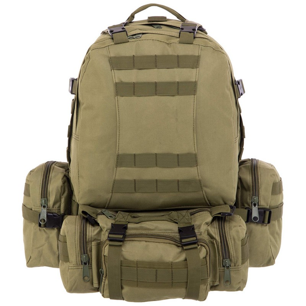 Рюкзак тактический рейдовый SP-Sport ZK-5504 размер 31x20x48см 30л Цвет: Оливковый - изображение 2