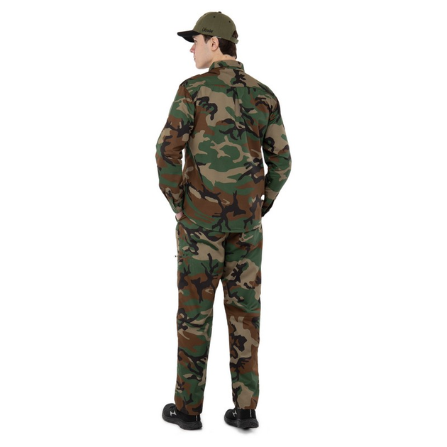 Костюм тактический (рубашка и брюки) Military Rangers ZK-SU1127 размер: XXXXL Цвет: Камуфляж Woodland - изображение 2