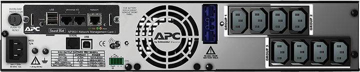 ДБЖ APC Smart-UPS X 1200Вт/1500ВА (SMX1500RMI2UNC) - зображення 2