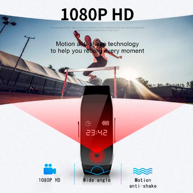 Мини часы BauTech STK5 с камерой 1080P HD и диктофоном Чёрный (1012-711-00) - Фото 6 Мини часы BauTech STK5 с камерой 1080P HD и диктофоном Чёрный (1012-711-00) - изображение 6