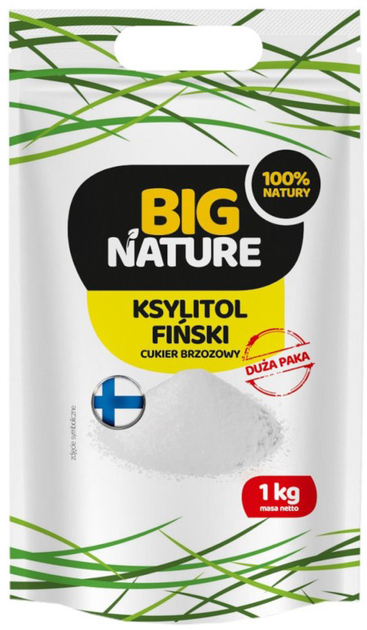 Zamiennik cukru Big Nature Ksylitol Fiński 1 kg (5903351623001) - obraz 1