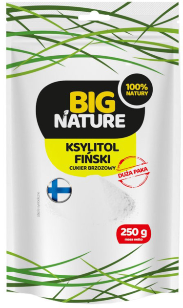 Фінський ксилітол Big Nature 250 г (5903351623025) - зображення 1