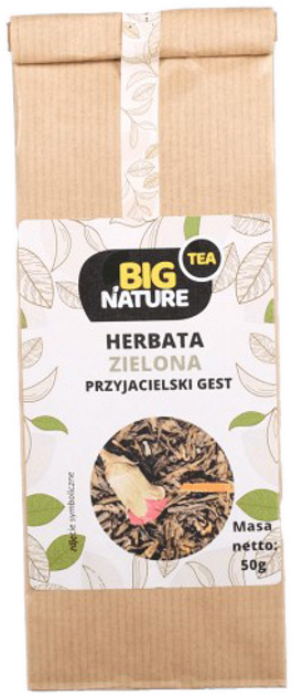 Herbata Big Nature Zielona Przyjacielski Gest 100 g (5903351627436) - obraz 1