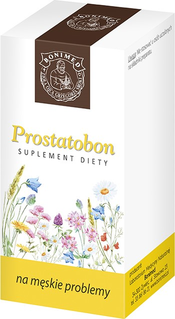 Suplement diety Bonimed Prostatobon zdrowie prostaty 60 kapsułek (5908252932443) - obraz 1