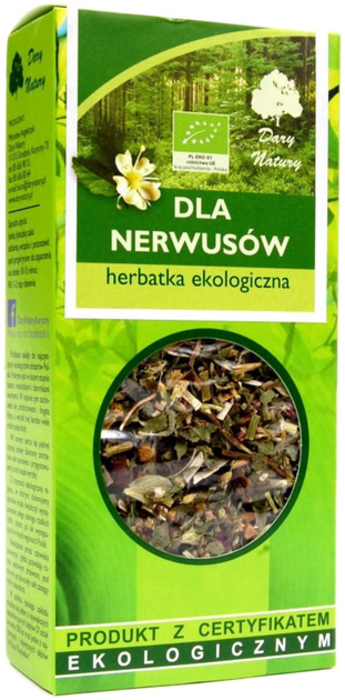 Herbata Dary Natury Dla Nerwusów Eko 50g (5902741005236) - obraz 1