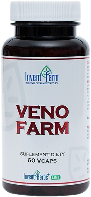 Suplement diety Invent Farm Veno Farm 60 kapsułek krążenie (5907751403683) - obraz 1