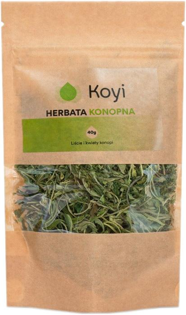 Herbatka Koyi Konopna 40 g liście i kwiaty konopi (5904754577045) - obraz 1