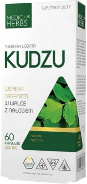 Suplement diety Medica Herbs Kudzu 60 kapsułek (5907622656774) - obraz 1
