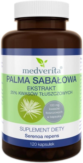 Добавка Medverita Sabałowa Palm 120 капсул (5905669084932) - зображення 1