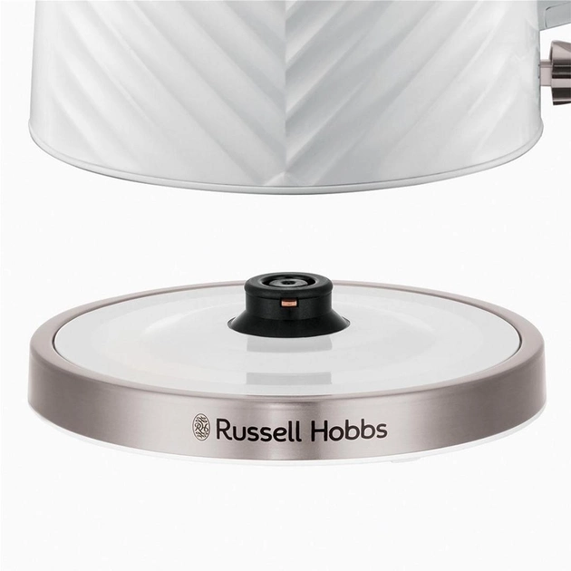 Чайник Russell Hobbs 26381-70 Groove Білий 1.7 л - изображение 4