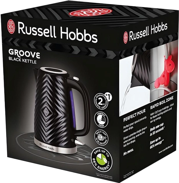 Электрочайник 26380-70 Groove Black Russell Hobbs 000335356 - изображение 8