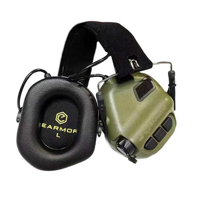 Активные тактические стерео наушники EARMOR M31 (MOD4) green (GN-162985) - изображение 1