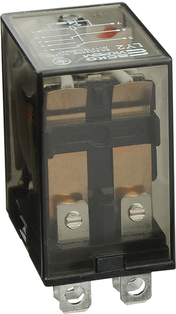 Проміжне реле 10А 2к 220V AC LY2 [A0090070002] АСКО - зображення 2