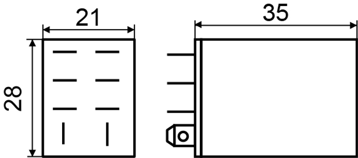 Проміжне реле 10А 2к 220V AC LY2 [A0090070002] АСКО - зображення 7