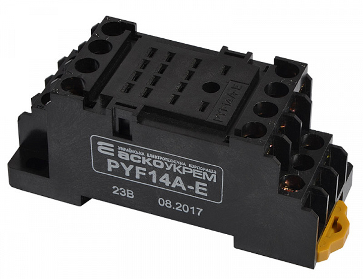 Колодка 3А 4к 220V AC МY4 для проміжного реле [A0090020005] PYF14A-E АСКО - зображення 1