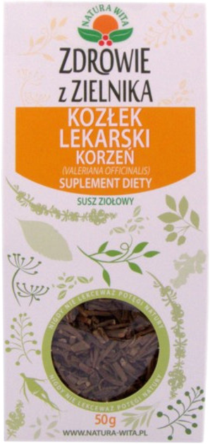 Herbata Natura Wita Kozłek Lekarski Korzeń 50 g (5902194542234) - obraz 1