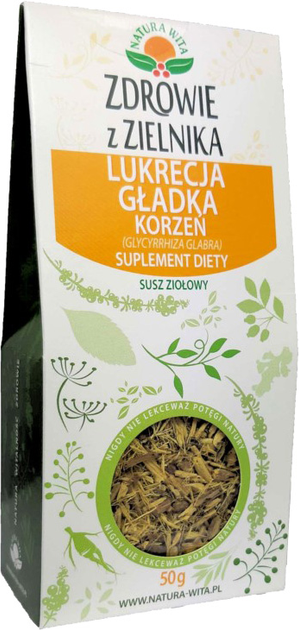 Herbata Natura Wita Lukrecja Gładka Korzeń 50g (5902194542241) - obraz 1