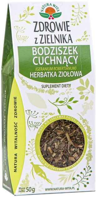 Herbata Natura Wita Bodziszek Cuchnący 50g (5902194544641) - obraz 1