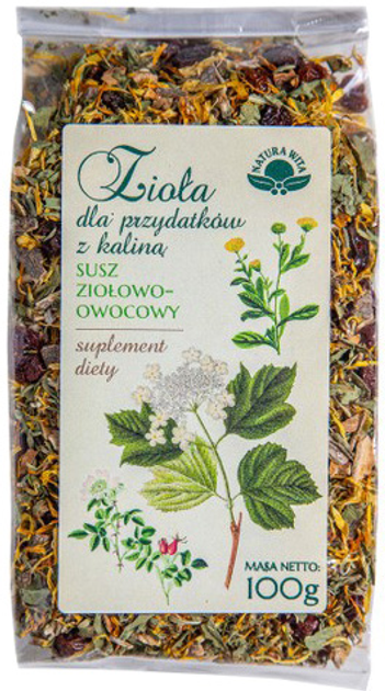 Чай Natura Wita Трави для придатків з калиною 100 г (5902194544825) - зображення 1