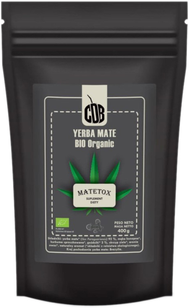 Herbata Yerba Mate Bio Organic Matetox 400 g (5906735488920) - obraz 1