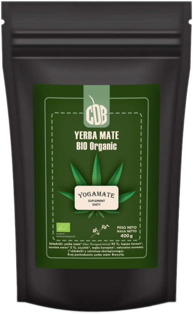 Herbata Yerba Mate Bio Organic Yogamate 400 g (5906735489972) - obraz 1