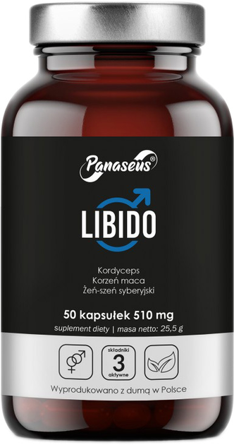 Suplement diety Panaseus Libido Mężczyzna 50 kapsułek (5904194061395) - obraz 1