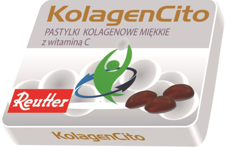 Pastylki kolagenowe z witaminą C Reutter KolagenCito (4260376090753) - obraz 1