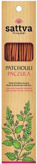 Kadzidła Sattva Naturalne Paczula Incense 30 g (5903794180246) - obraz 1