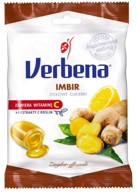 Трав'яні цукерки Verbena Ginger 60 г (8585000208745) - зображення 1