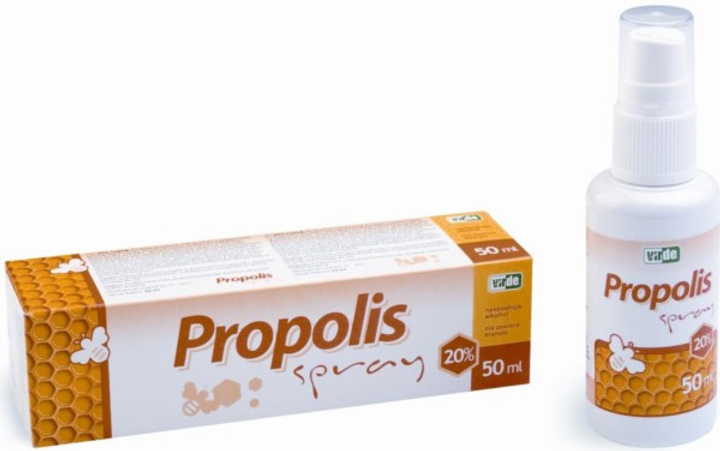 Suplement diety Virde Propolis Spray 50 ml Łagodzi Podrażnienia (8594062350859) - obraz 1