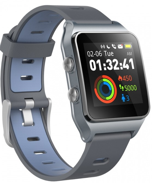 Smartband Umax U-Band P1 PRO (UB521) Silver - obraz 3