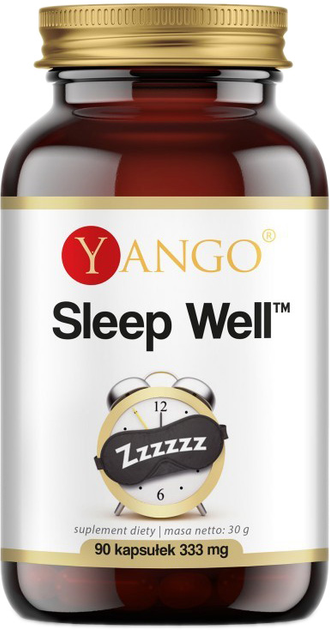 Suplement diety Yango Sleep Well 90 kapsułek spokojny sen (5904194060367) - obraz 1