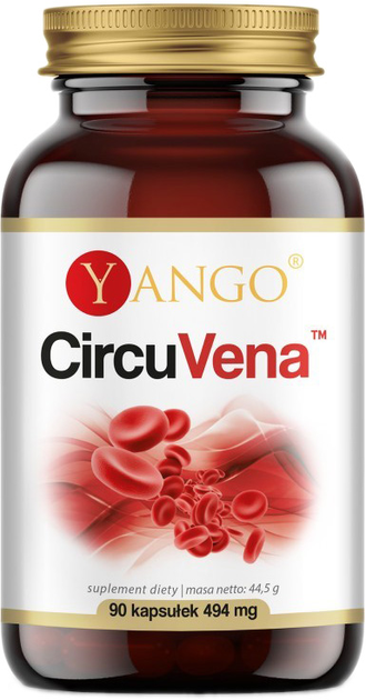 Дієтична добавка Yango CircuVena 90 капсул кровоносні судини (5904194060961) - зображення 1