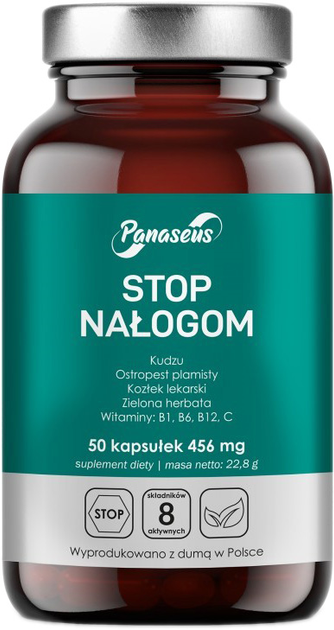 Suplement diety Panaseus Stop nałogom 50 kapsułek (5904194061654) - obraz 1