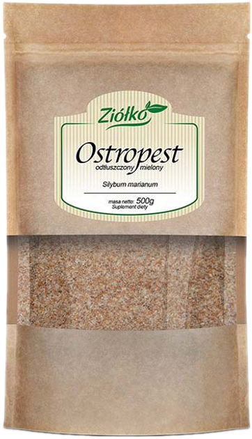 Suplement diety Ziółko Ostropest mielony odtłuszczony 500 g (5904323160272) - obraz 1