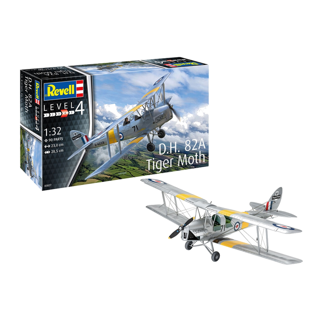 Збірна модель Revell D.H. 82 Tiger Moth 1:32 (4009803038278) - зображення 1