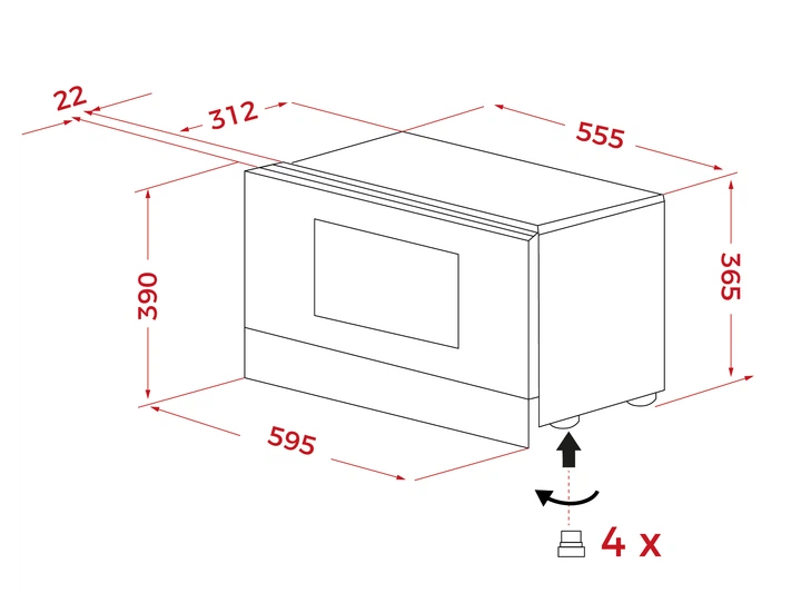 Kuchenka mikrofalowa do zabudowy Teka ML 8220 BIS L - obraz 12