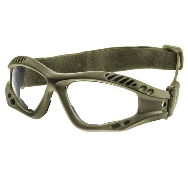 Тактичні окуляри Mil-Tec Commando Goggles Air Pro Clear олива - зображення 1