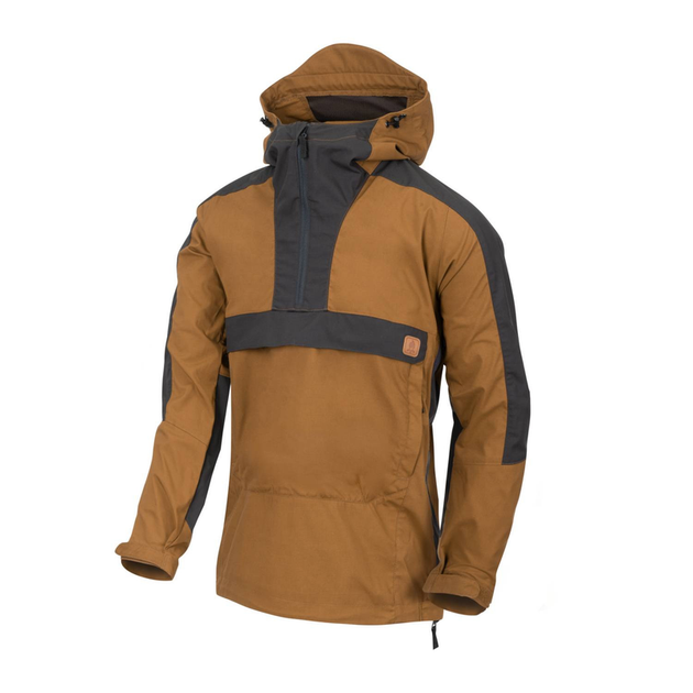 Куртка тактична Helikon-Tex Анорак Вітронепродувний XL Койот, Сірий KURTKA ANORAK WOODSMAN (KU-WDN-DC-1185A-B06-XL) - зображення 2