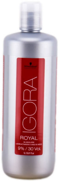 Emulsja aktywująca do włosów Schwarzkopf Igora Royal Color and Care Developer 9% 30 Vol 1000 ml (4045787183092) - obraz 1