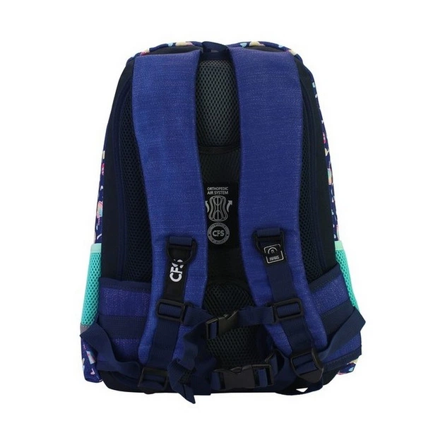 Рюкзак шкільний каркасний ортопедичний Cool For School 15", синій (CF86524) - зображення 3