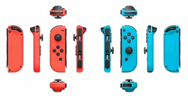 Kontroler Nintendo Switch Joy-Con Pair Neon Red Blue (0045496430566) - obraz 2