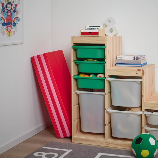 Складний гімнастичний килим PLUFSIG IKEA 505.522.73 рожевий - изображение 2