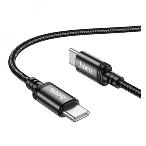 Кабель Hoco X89 Wind Type-C to Type-C, 1м black - Фото 2 Кабель Hoco X89 Wind Type-C to Type-C, 1м black - изображение 2