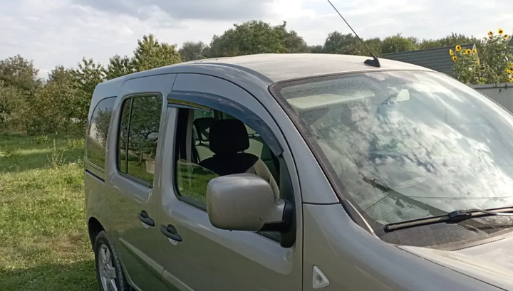 Дефлекторы окон ветровики Renault Kangoo 08-21 2шт SUNPLEX Рено Кенго АМ0053836 - изображение 5