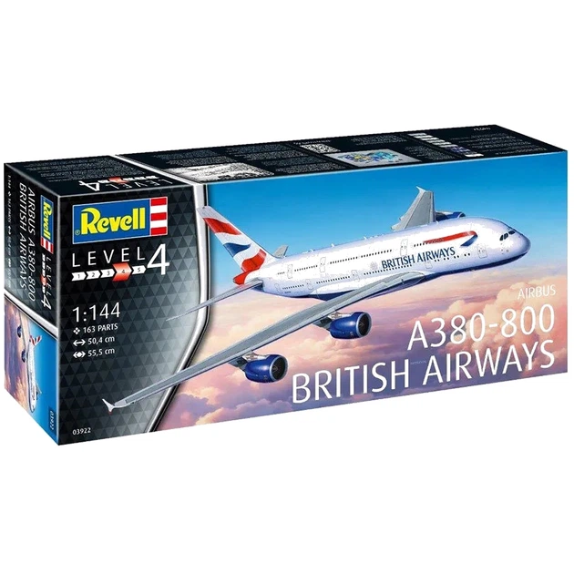 Збірна модель Revell A-380-800 British Airways 1:144 (4009803039220) - зображення 2