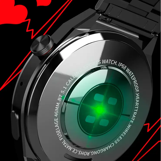 Смарт часы Smart Watch XO J1 Porsche Черный - изображение 5
