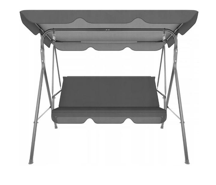 Качеля с подушками на 3 человека FUNFIT Relax Grey (3364) - изображение 6
