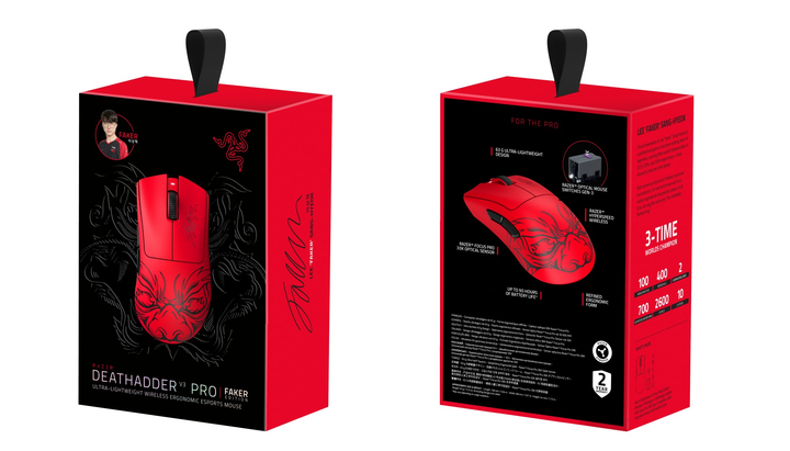 Игровая мышь RAZER DeathAdder V3 Pro Wireless Faker Edition